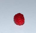 Photo of raspberries on a white background Royalty Free Stock Photo