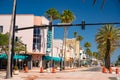 Photo of shops at Daytona Beach FL USA closed due to Coronavirus Covid 19 pandemic