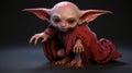 Baby Yoda: A Grotesque Caricature In Red Outfit