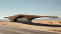 Futuristic Roadside Structure: A Parametric Architecture Waiting Stop