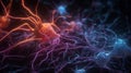 Electric Connections: A Neon-Glowing Network of Neurons