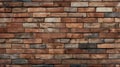 Carved Wood Block Style Brick Wall Closeup Photo