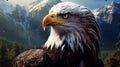 Hyper-realistic Eagle Photo: Majestic Beauty Captured In Mountains