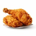 Hyper-realistic Fried Chicken: Uhd Image With Graceful Curves And Subtle Tonal Values