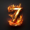 Twenty-seven: Flaming Golden Letters With Realism And Fantasy Elements