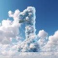 Multidimensional Forms: Innovating Techniques For Highly Detailed Clouds In Precarious Balance