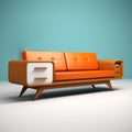 Cabinet-inspired Mid-century Retro Sofa Design