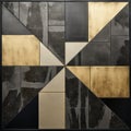Silver Tile Mosaic: Hyperspace Noir With Grit And Grain
