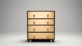 Hector Ruprecht 4 Drawer Chest In Brown And Gold