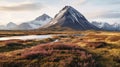 Charming Snowy Mountains In Arctic: Delicately Rendered Landscapes