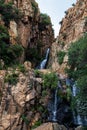 Waterfall in the Magaliesberg Mountain range Royalty Free Stock Photo