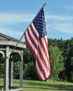 Backyard American Flag