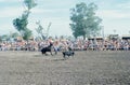 1976. Australia. N.T. Darwin. Rodeo. Royalty Free Stock Photo