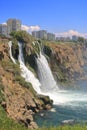 The waterfall in the city of Antalya is called Duden Royalty Free Stock Photo