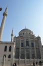 Side view to Pertevniyal Valide Sultan Mosque, Istanbul, Turkey.