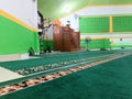 photo of the situation inside the mosque