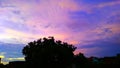 This is a photo of the sky aftar sunsine Royalty Free Stock Photo