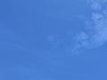 This is a photo of the sky and clouds behind the house Royalty Free Stock Photo