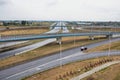 Photo of skyway from window view inside office