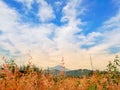 Indonesia, May 19, 2023. Photo of slamet mountain volcano, Central Java Indonesia. landscape image.