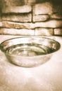 photo of a small bowl of clear water