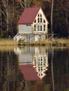 Pretty Boathouse on the Chesapeake Bay