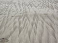 Some footprints in the sand, Esterillos beach, Costa Rica Royalty Free Stock Photo