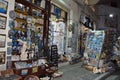 Souvenir store in Kavala, Greece