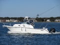 Sport Fishing Boat in the Bay in Ocean City Maryland Royalty Free Stock Photo