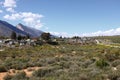 A photo of a squatter camp in South Africa Royalty Free Stock Photo