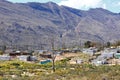 A photo of a squatter camp in South Africa Royalty Free Stock Photo