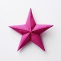 Little Star: Pink Origami Star In Mahiro Maeda Style
