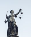 Photo of statue of Lady Justice statue Royalty Free Stock Photo