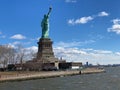 Photo of Statue of Liberty on Liberty Island Part of the Statue of Liberty National Monument New York USA Royalty Free Stock Photo