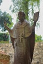 Photo of a statue of Nicholas The Wonderworker Royalty Free Stock Photo