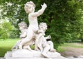 Photo statues of cherubims in burggarten