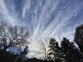 Streaming Clouds in the Neighborhood Royalty Free Stock Photo