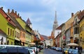 A street at Buda old Castle district - Budapest Royalty Free Stock Photo