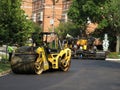 Street Paving Machinery in Washington DC in Summer