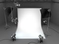 Photo studio equipment background Royalty Free Stock Photo