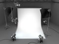 Photo studio equipment background