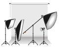 Photo studio equipment Royalty Free Stock Photo
