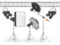 Photo studio equipment Royalty Free Stock Photo