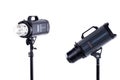 Photo studio lighting equipment. Royalty Free Stock Photo