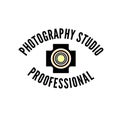 Photo studio or professional photographer logo template Royalty Free Stock Photo