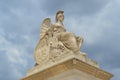 Stunning statue La France victorieuse by Antoine-FranÃÂ§ois GÃÂ©rard in Palace du Carroseul yard in Paris, France