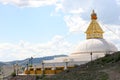 Photo of stupa. Amarbayasgalant Monastery in northern Mongolia.