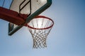 Photo Sunlit basketball hoop signifies intense sport game Royalty Free Stock Photo