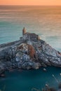 San Pietro Church in Porto Venere, Liguria, Italy Royalty Free Stock Photo