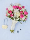 Photo sweet bouquet on a white background